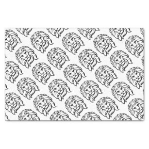 307x307 Cartoon Heads Craft Tissue Paper Zazzle