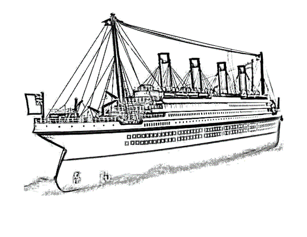 618x477 The Titanic Coloring Pages Every Coloring