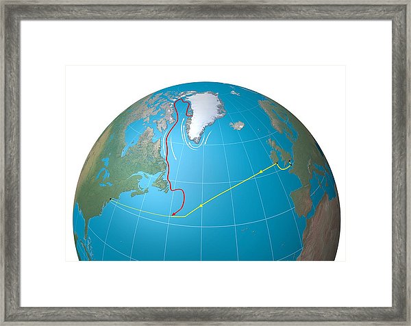 600x476 Titanic Ship And Iceberg Routes, Diagram Photograph