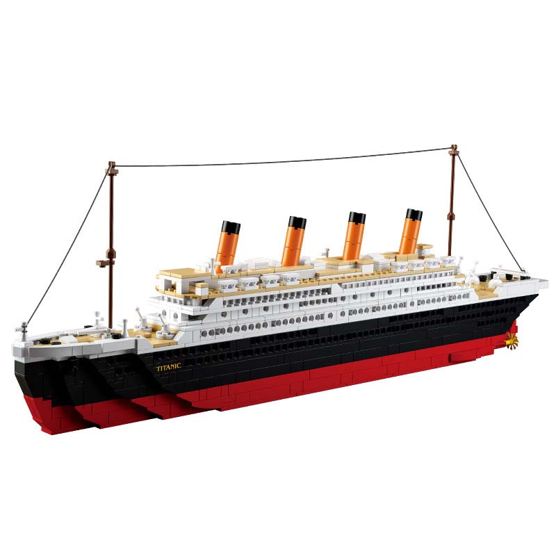 800x800 Titanic Building Block Kit Pieces Bricks Educational Model