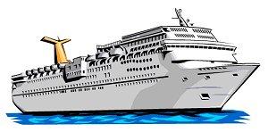 300x148 Cruise Ship Clipart Drawing