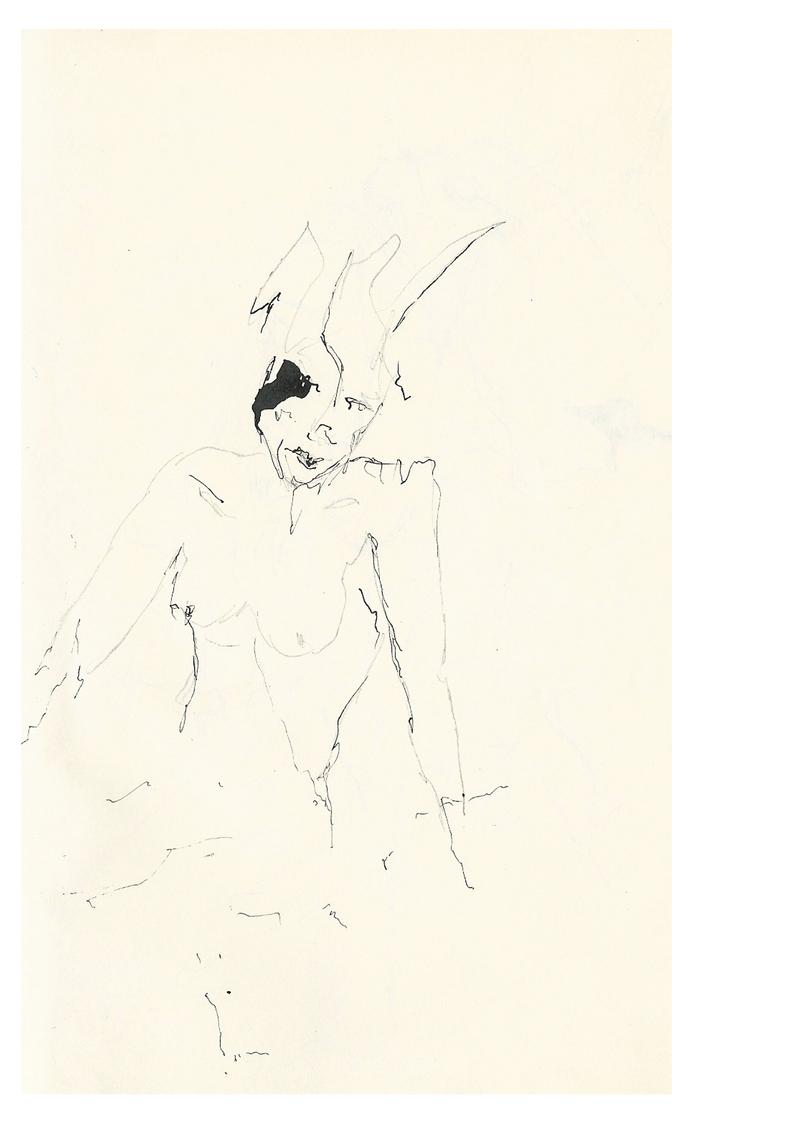 794x1123 Original Figure Illustration Ink Drawing Figure Still Life Etsy