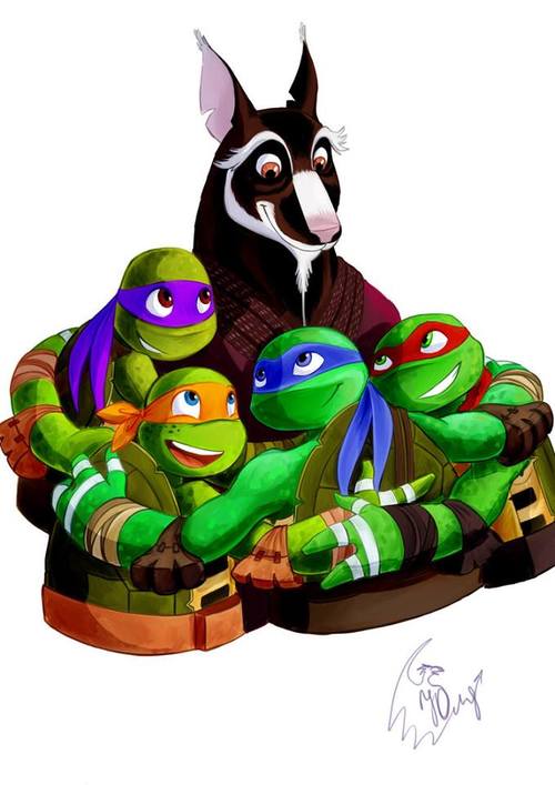 500x707 Tmnt Fans' Drawings Via Facebook On We Heart It