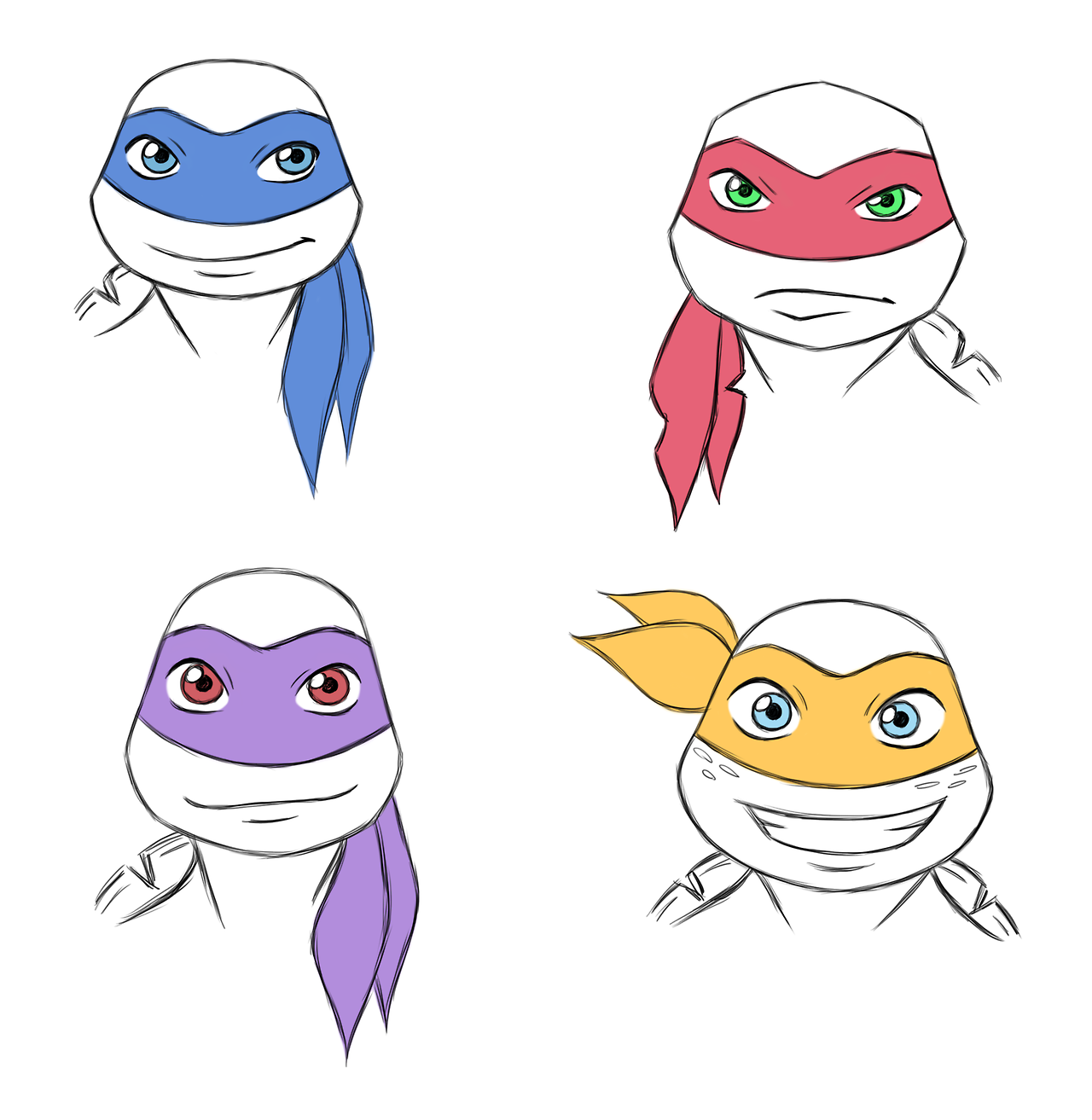 1280x1313 Tmnt Wonderland Little Face Practice