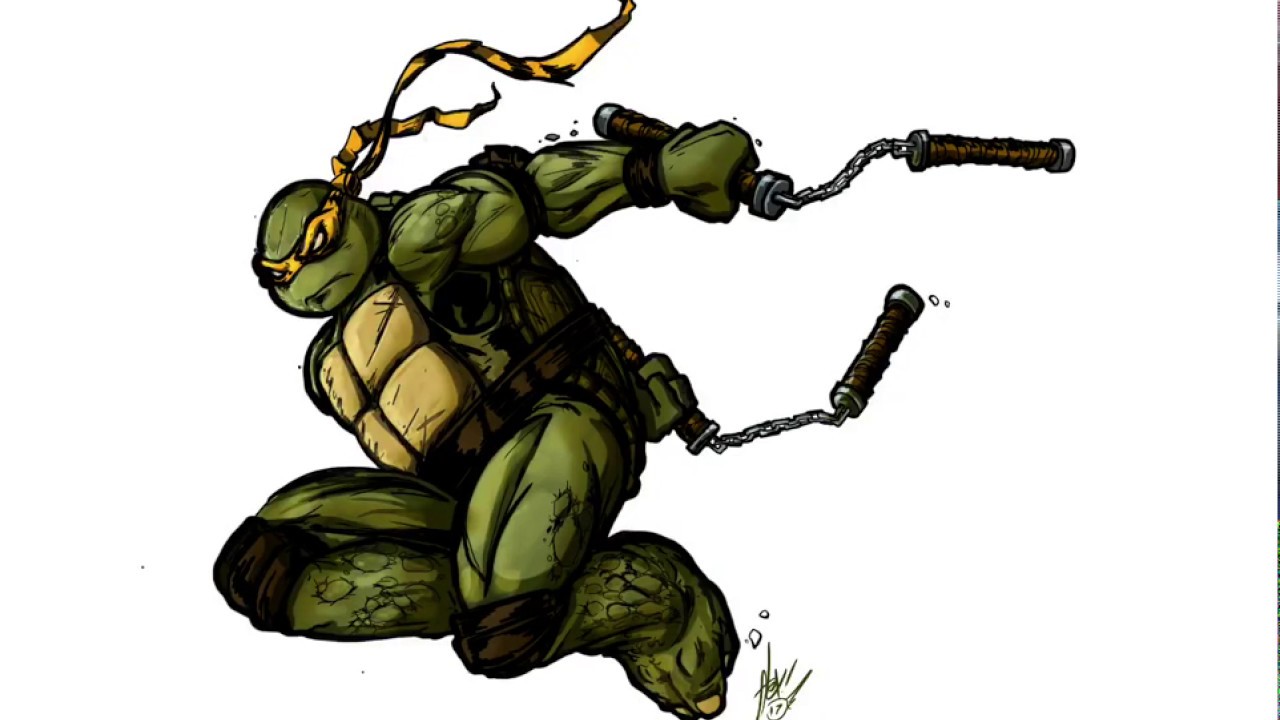 1280x720 Tmnt Michelangelo Fan Art