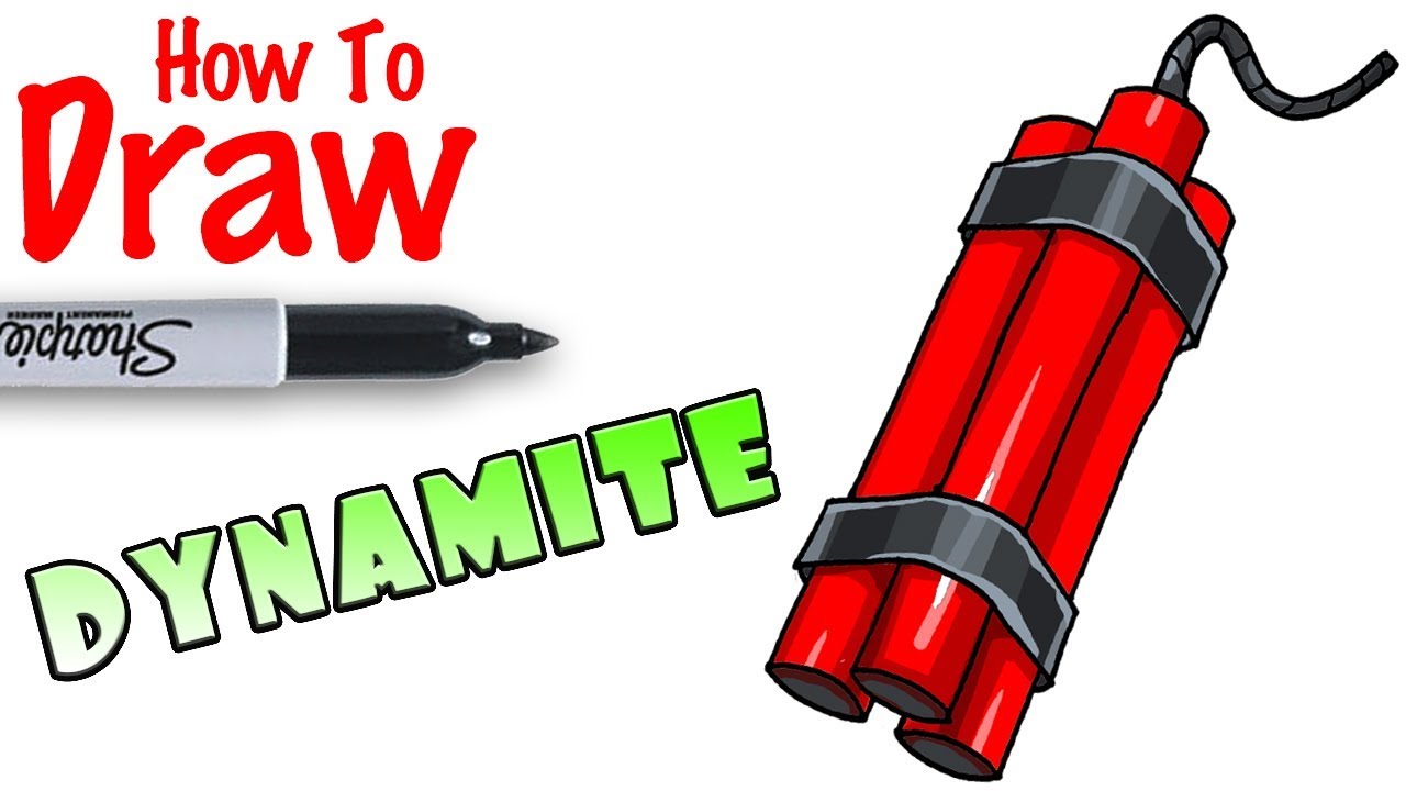 1280x720 How To Draw Dynamite Fortnite