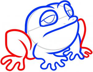 302x234 How To Draw How To Draw A Toad For Kids