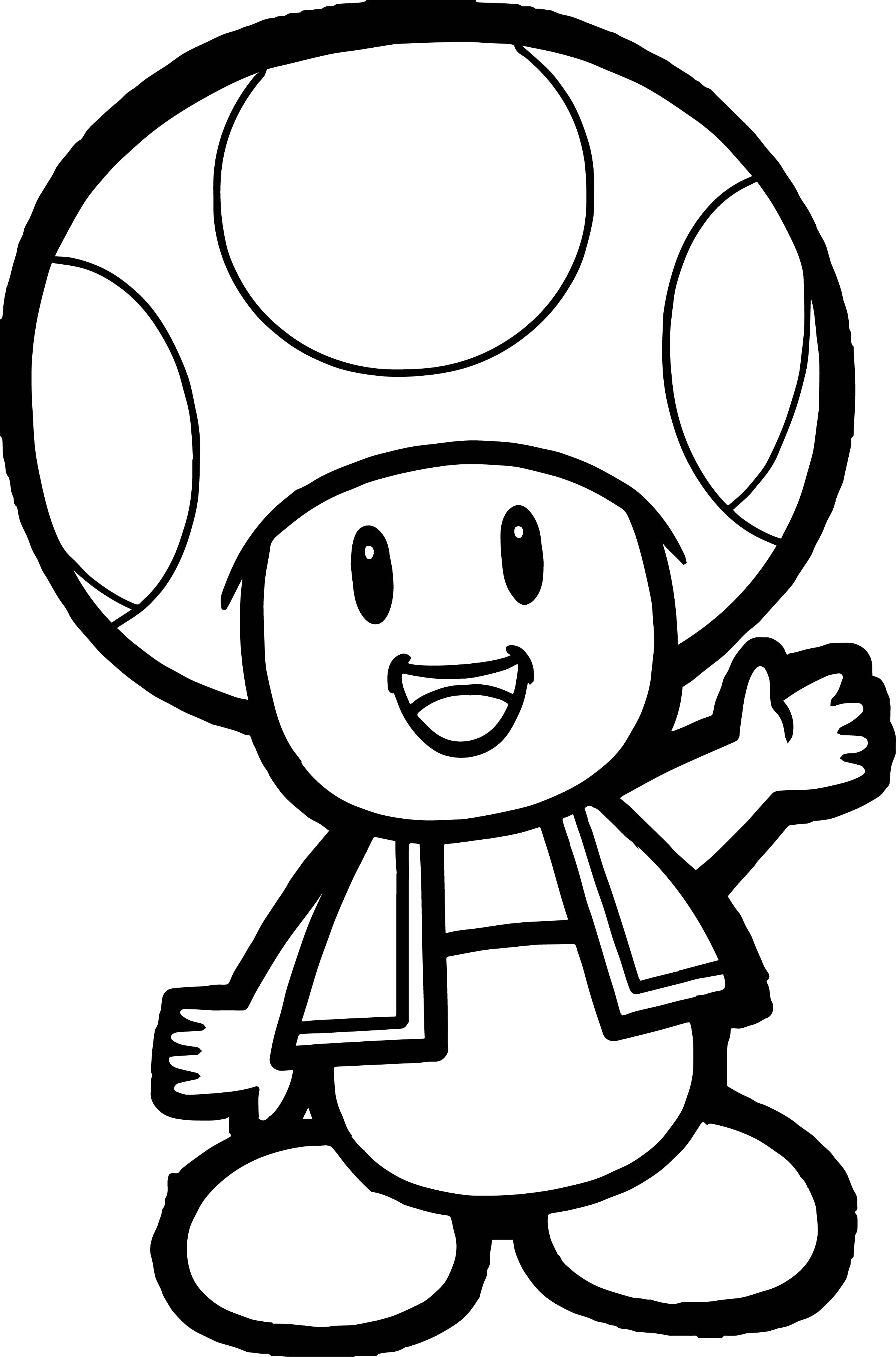 2388x3615 Coloring Pages Draw A Toad