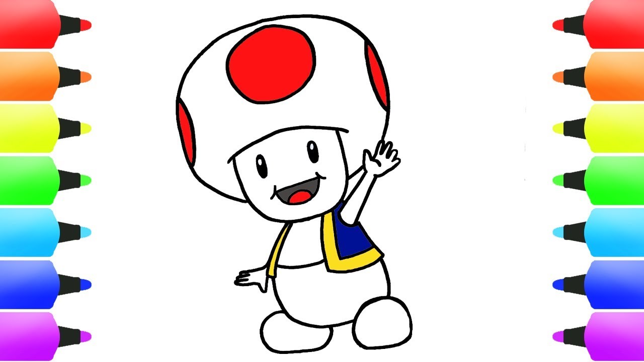 1280x720 Captain Toad Super Mario Drawings For Kids Learn How To Draw