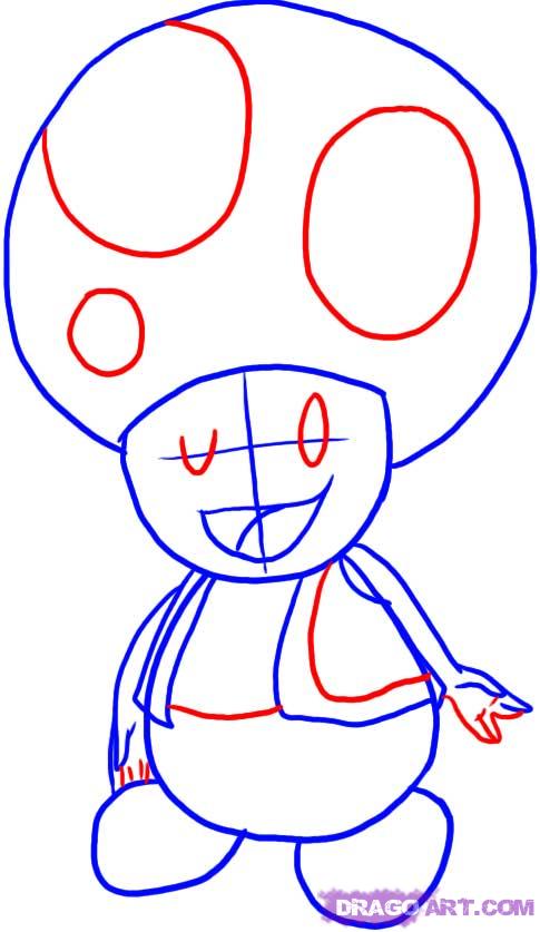485x837 Draw Toad, Step
