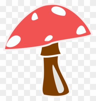 320x337 Vector Illustration Of Sliced Mushroom Or Toadstool