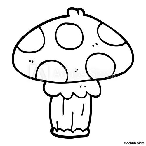 Toadstool Drawing Free download on ClipArtMag