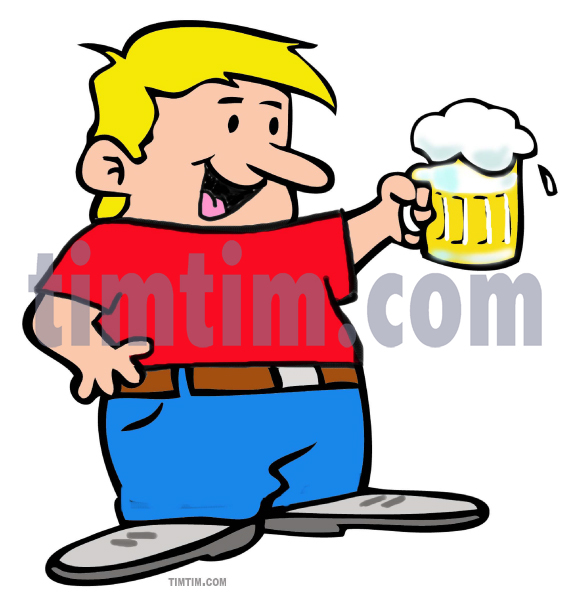 571x595 Free Drawing Of A Beer Toast From The Category Cooking Food