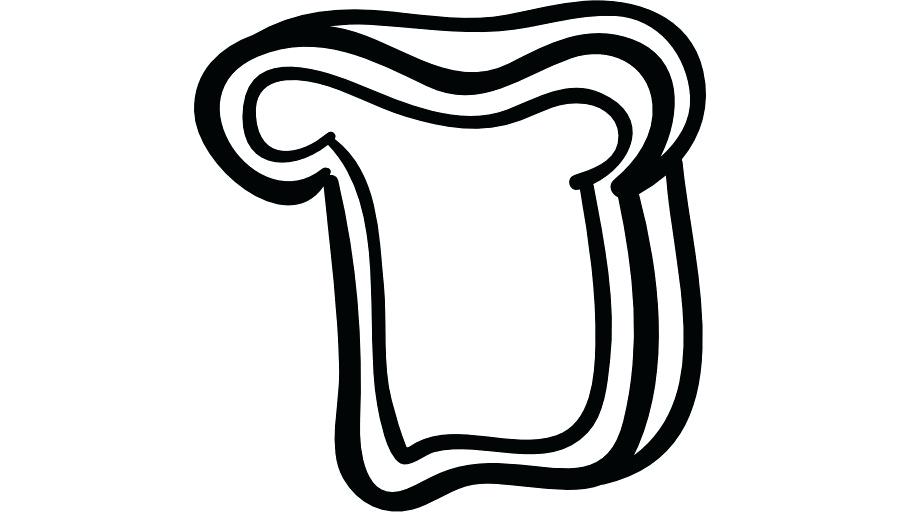 900x520 Slice Of Bread Drawing Slice Bread Drawing