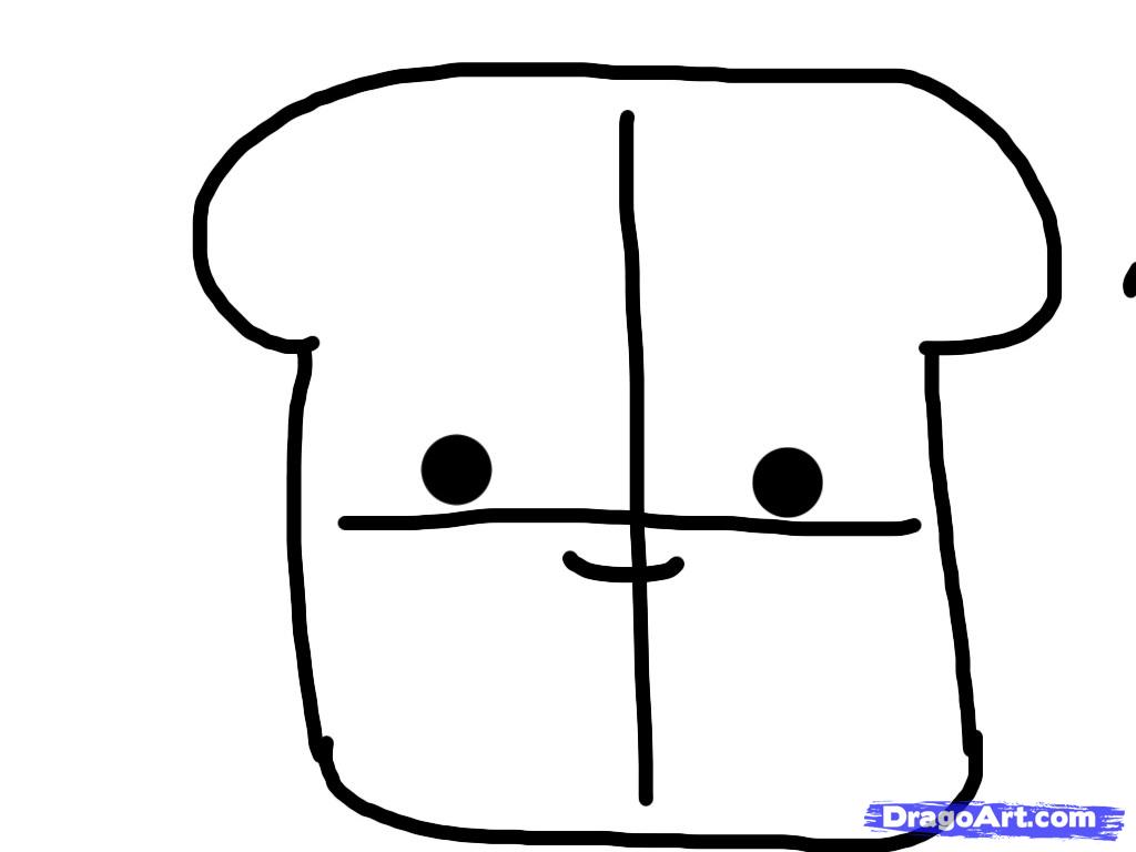 1024x768 Draw Toast, Step