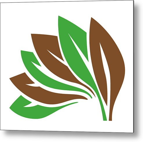 493x488 The Tobacco Leaves Metal Print