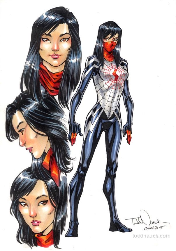 604x859 Toddnauck Character Study Of Silk In Prep For My Amazing Spider