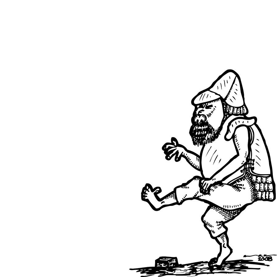 900x900 Stubbed Toe Drawing