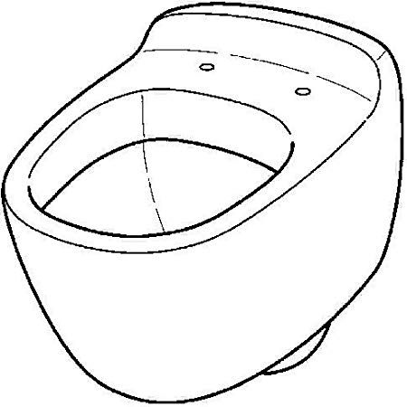 450x450 Keramag Citterio Wall Mounted Toilet With Rim Around The Toilet