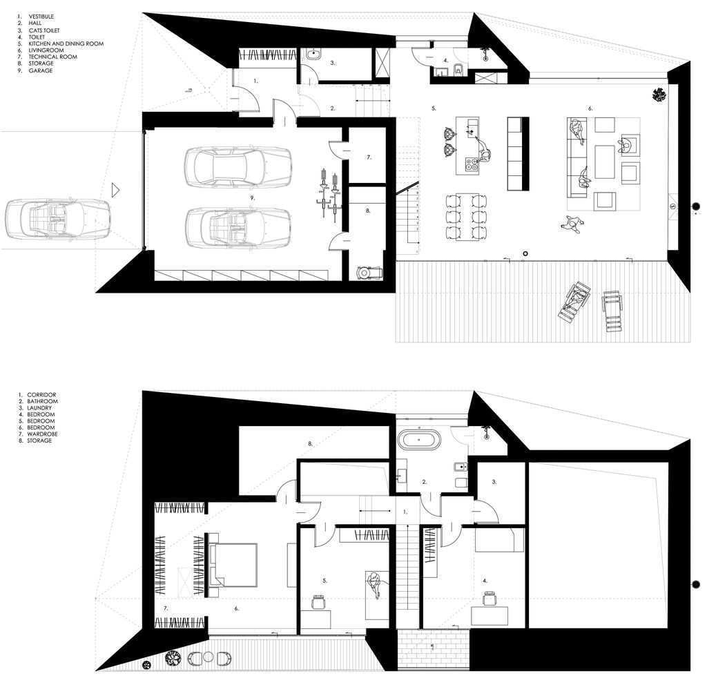 1024x995 Black Rock House Seems Like Boulder In Mountains