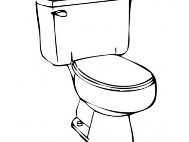640x480 Drawn Toilet Line Art
