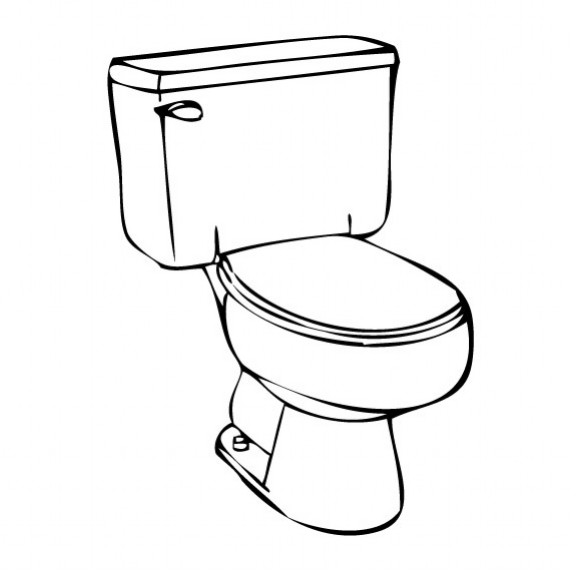 571x570 Toilet Drawing On Blueprints