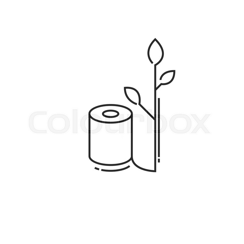 800x800 Environmentally Friendly Roll Of Stock Vector Colourbox