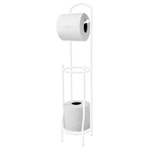 300x300 Lb Wall Mounted Toilet Paper Roll Holder With Spare Bin Storage