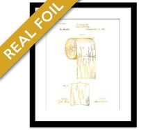 Toilet Paper Roll Patent Drawing