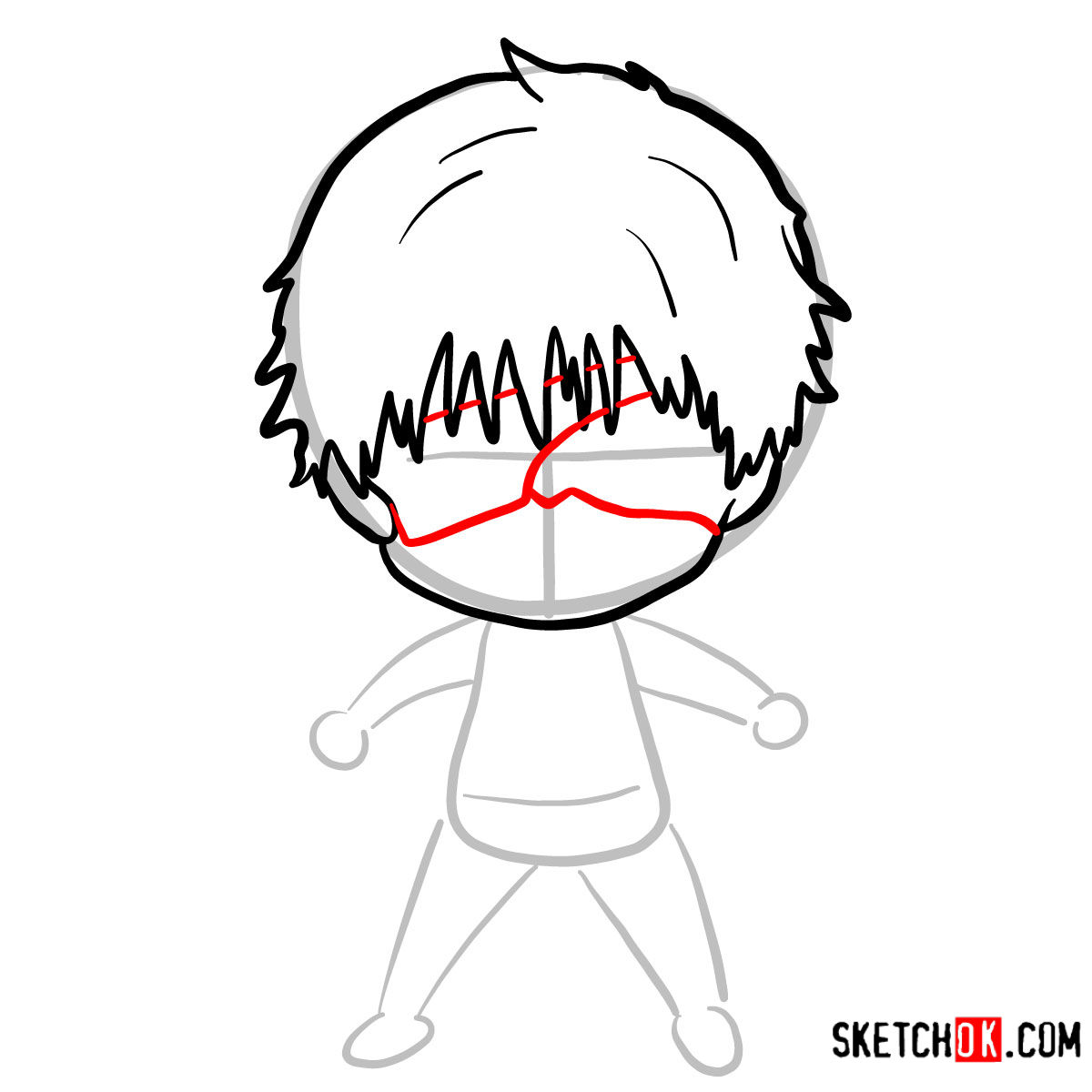 1200x1200 How To Draw Ken Kaneki Chibi Tokyo Ghoul