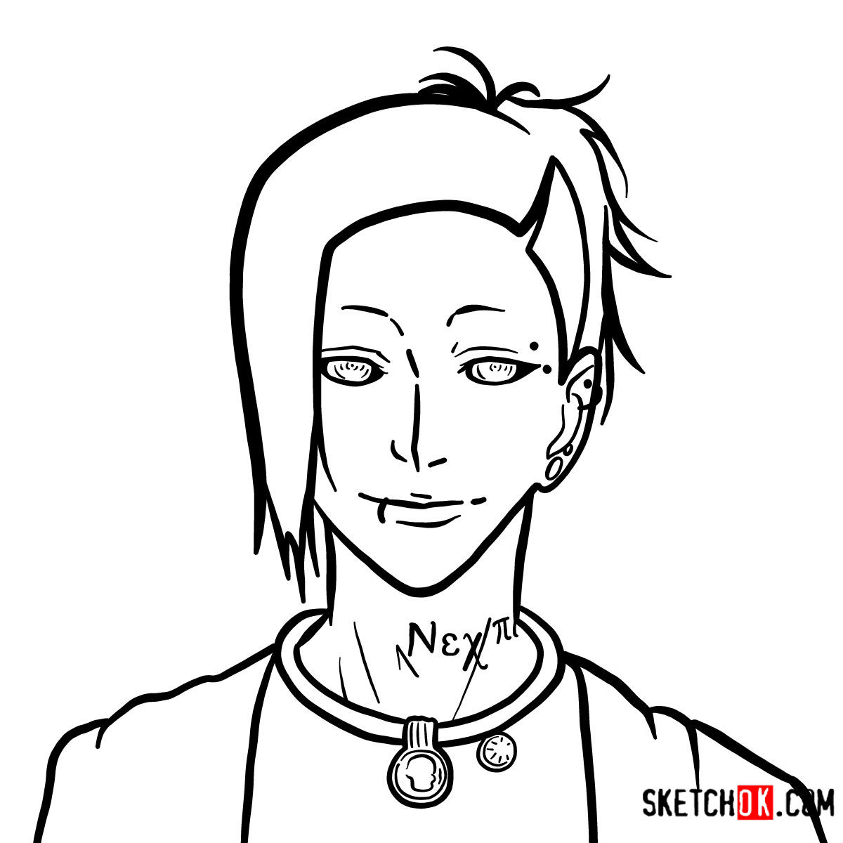 1200x1200 How To Draw Uta's Face Tokyo Ghoul