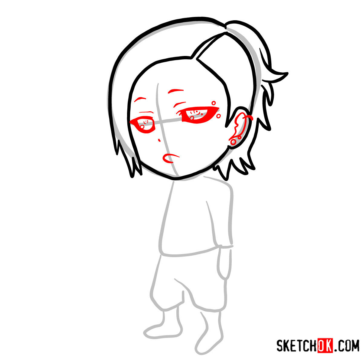 1200x1200 How To Draw Uta Chibi Tokyo Ghoul