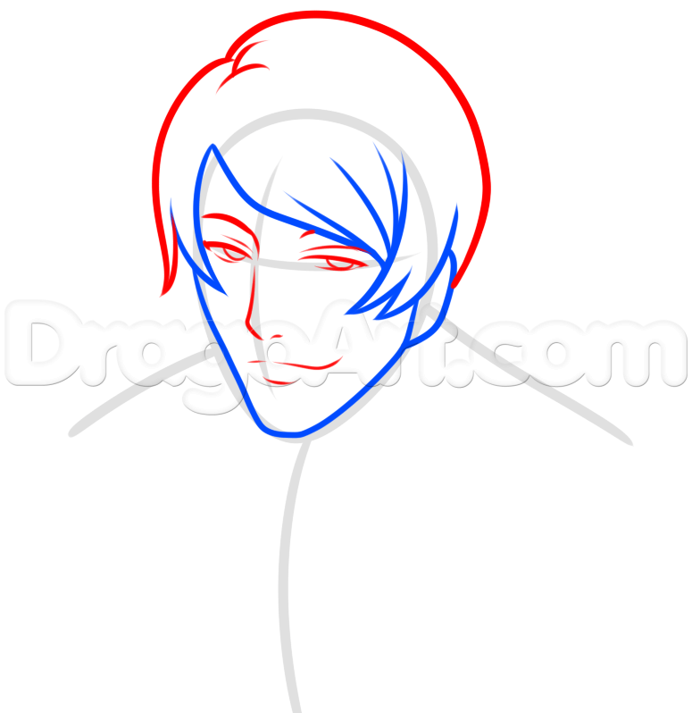 775x798 Draw Shuu From Tokyo Ghoul, Step