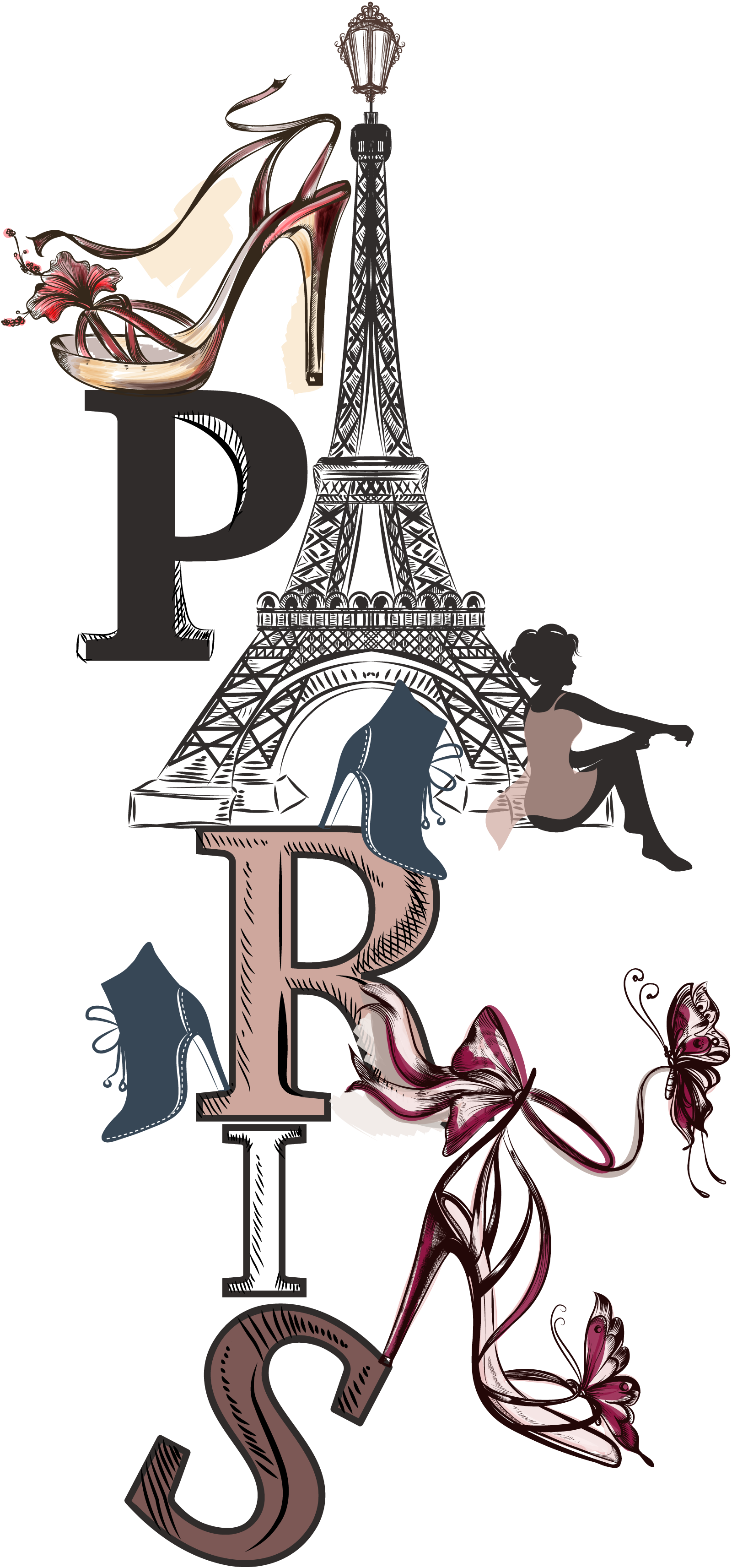 1600x3425 Drawing Paris Transparent Png Clipart Free Download