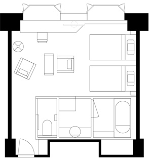 300x314 guest rooms shinagawa prince hotel prince tokyo mice city
