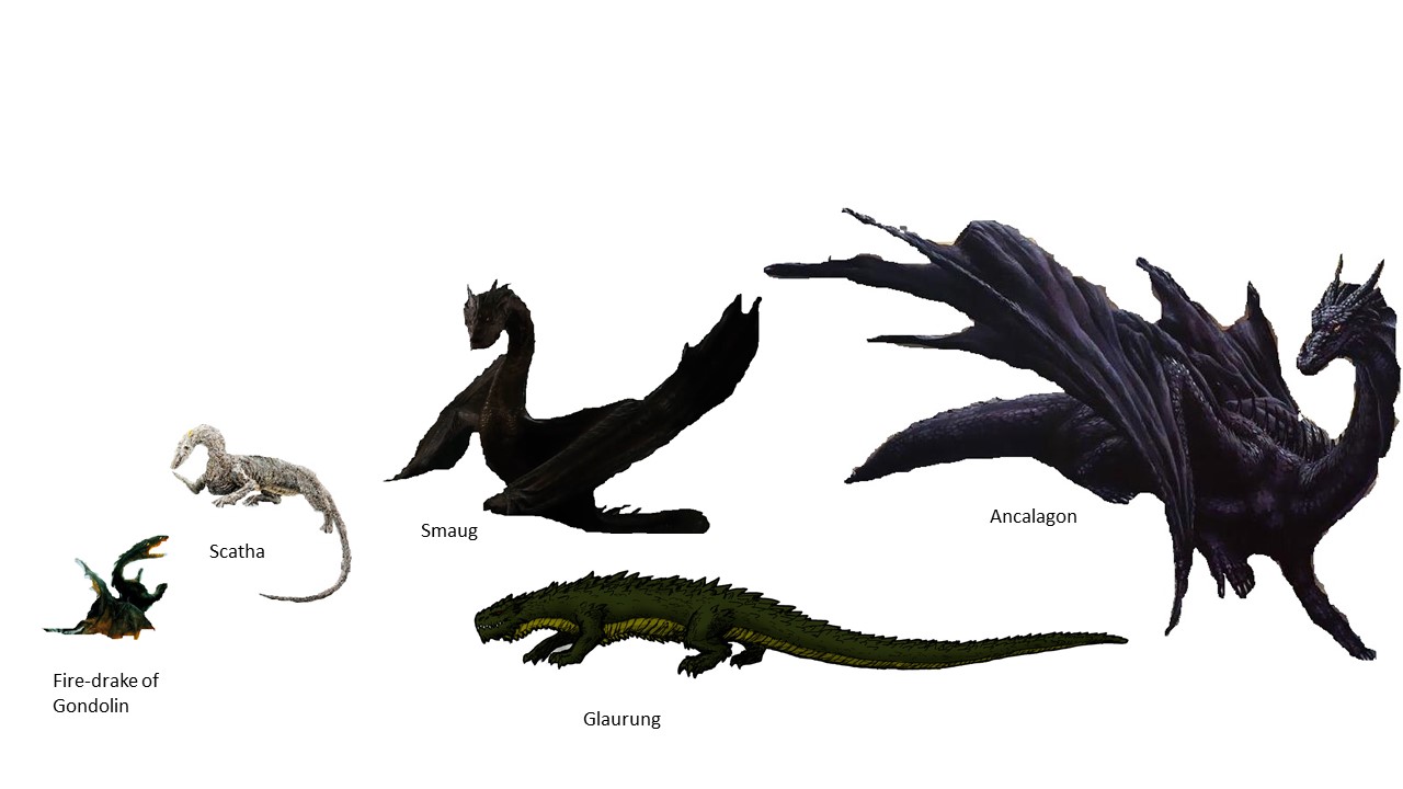 1280x720 in tolkien's universe dragons drakes wyverns are more or less