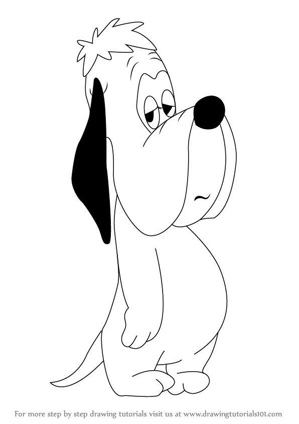 596x843 Learn How To Draw Droopy From Tom And Jerry