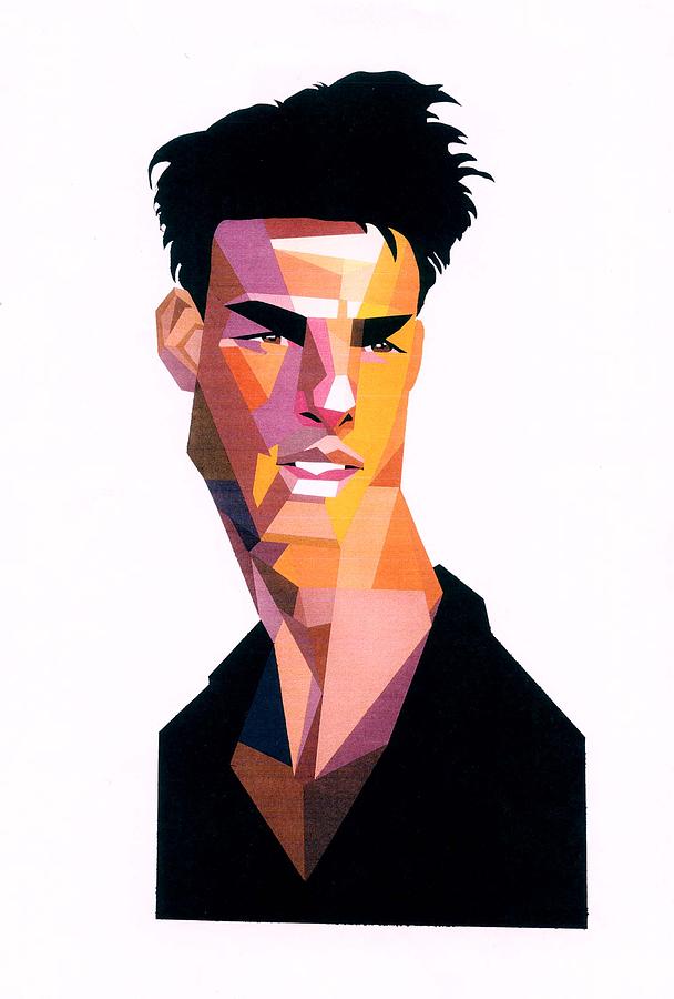 608x900 Tom Cruise Painting