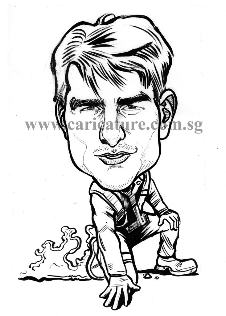 733x1024 Celebrity Caricatures