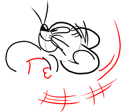 400x362 How To Draw Tom And Jerry With Step