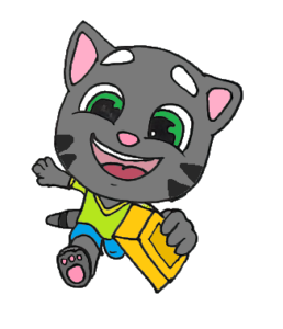 258x300 Talking Tom Gold Run Drawing