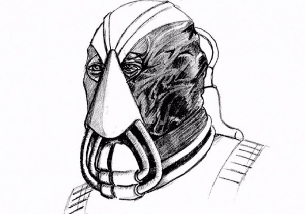 600x421 The Dark Knight Rises Blu Ray Extra Features Bane Mask Concept Art