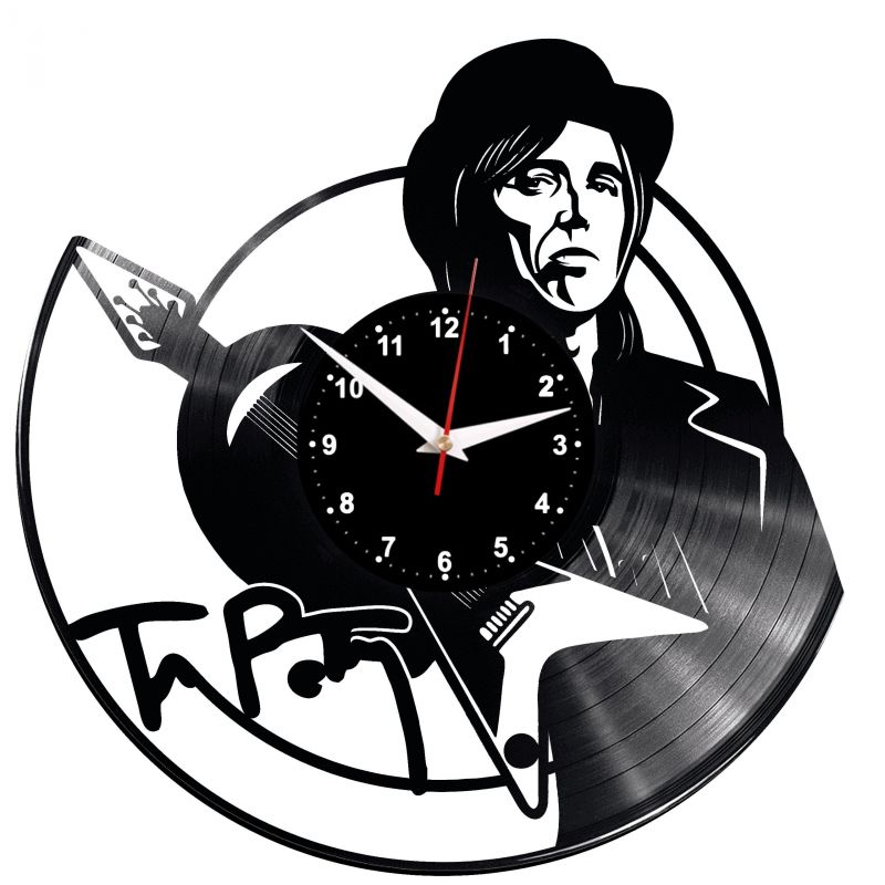 800x800 Tom Petty Zegar Dekoracyjny Nowoczesny Winylowa