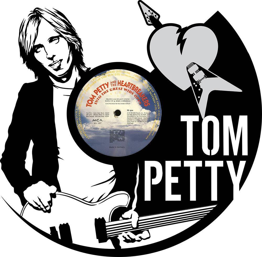 1000x982 Tom Petty Vinyl Wall Art Vinylshop Us