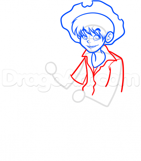 456x520 Learn How To Draw Tom Sawyer, Characters, Pop Culture, Free Step