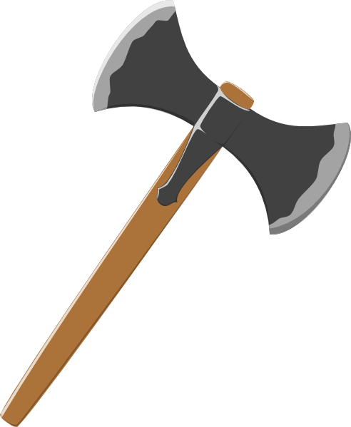 492x599 Hatchet Drawing Realistic Huge Freebie! Download For Powerpoint