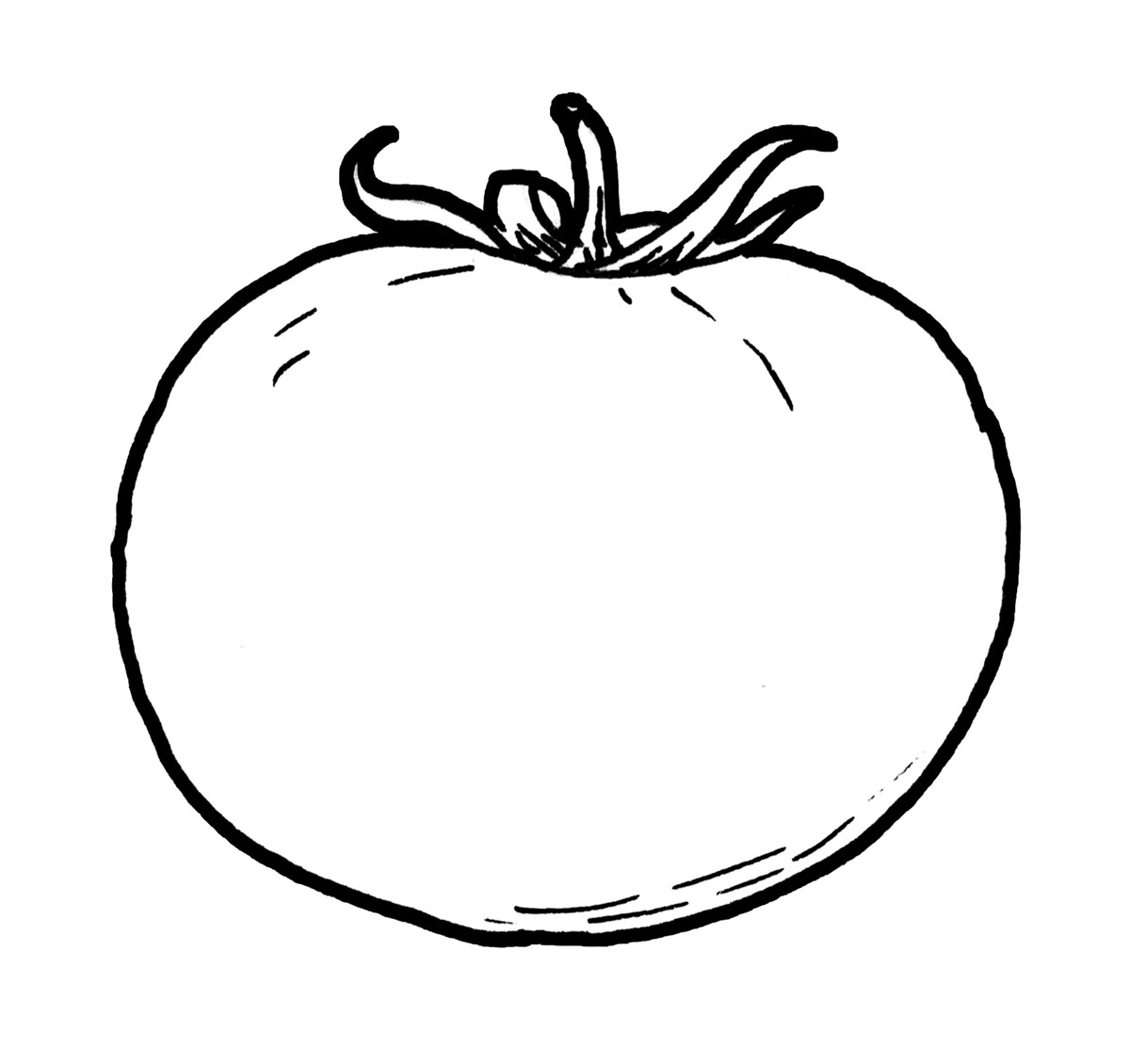 1200x1130 Drawing Of Tomato Drawing Of Eu