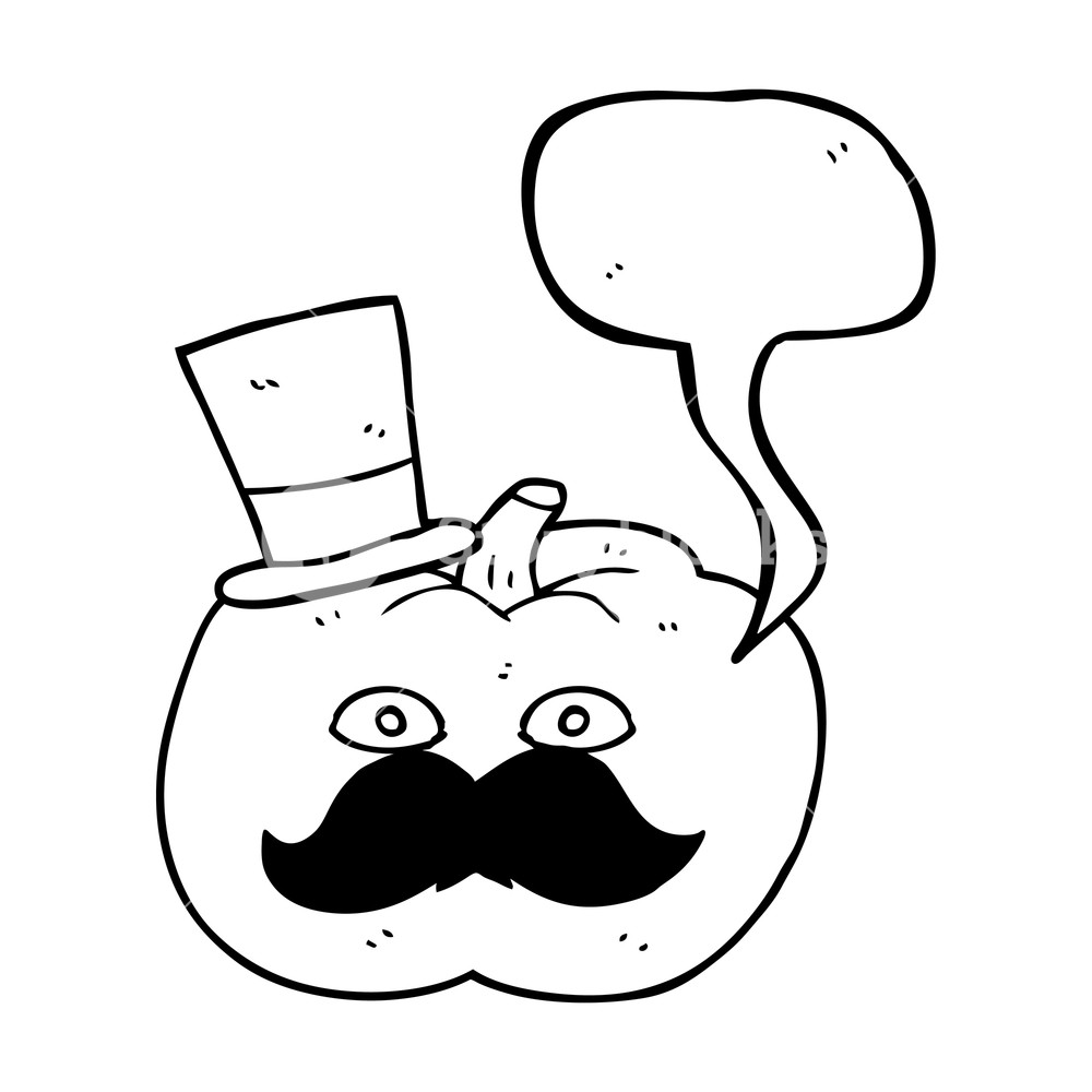 1000x1000 Freehand Drawn Speech Bubble Cartoon Posh Tomato Royalty Free