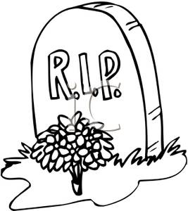 267x300 Headstone Tombstone Clipart