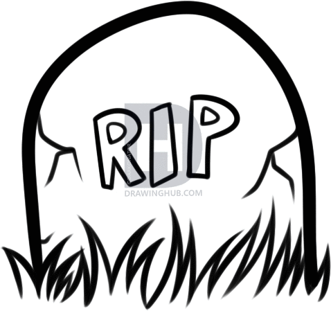 478x449 How To Draw A Gravestone For Kids, Step